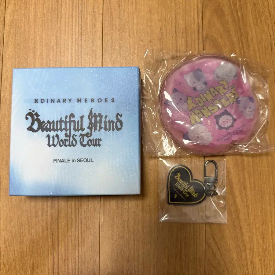 엑스디너리히어로즈 엑디즈 뷰마콘 피날레 콘서트 막콘 입장기프트 손난로 키링