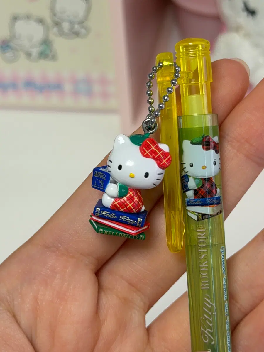 고전키티볼펜 고전키티샤프 책키티 도서관키티