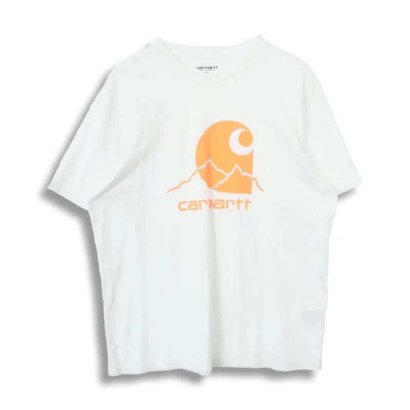 칼하트 (MEN - XL) 코튼 그래픽 로고 반팔 티셔츠