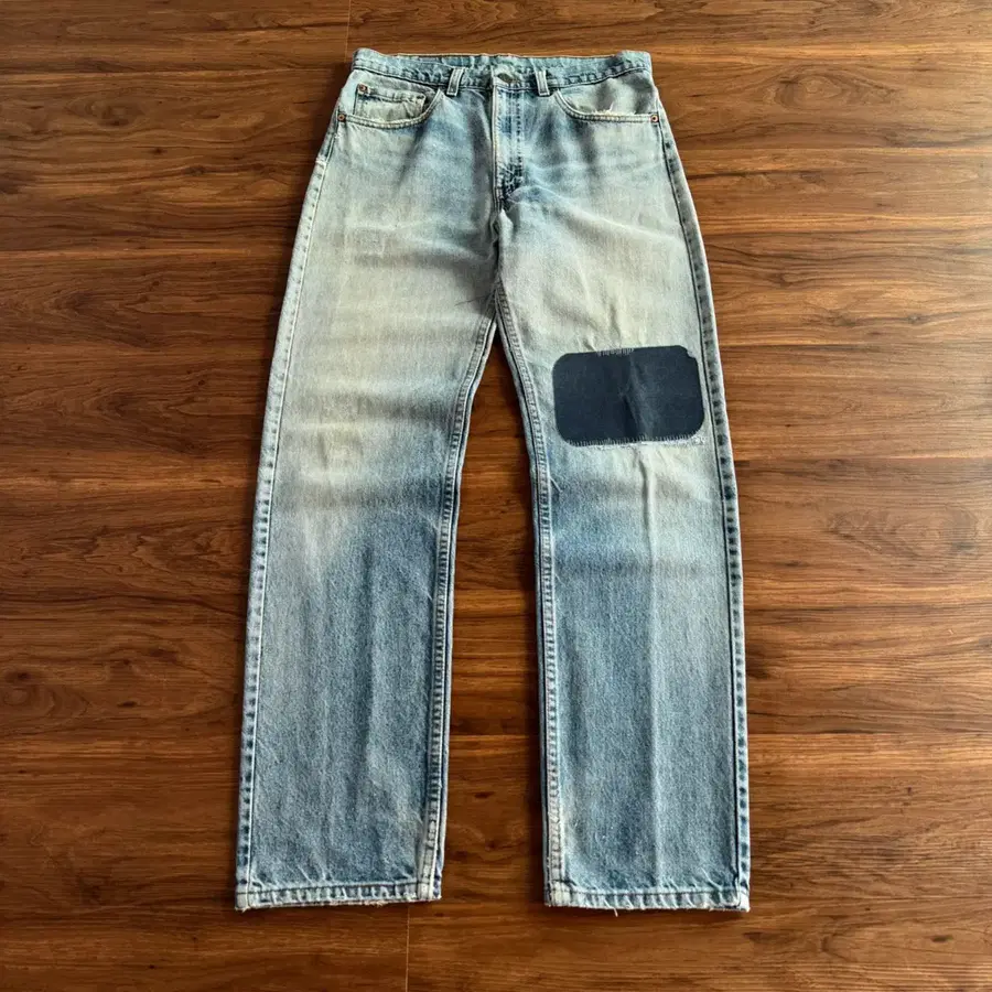 [33]80's 리바이스 Made in USA 505 패치업 데님 팬츠