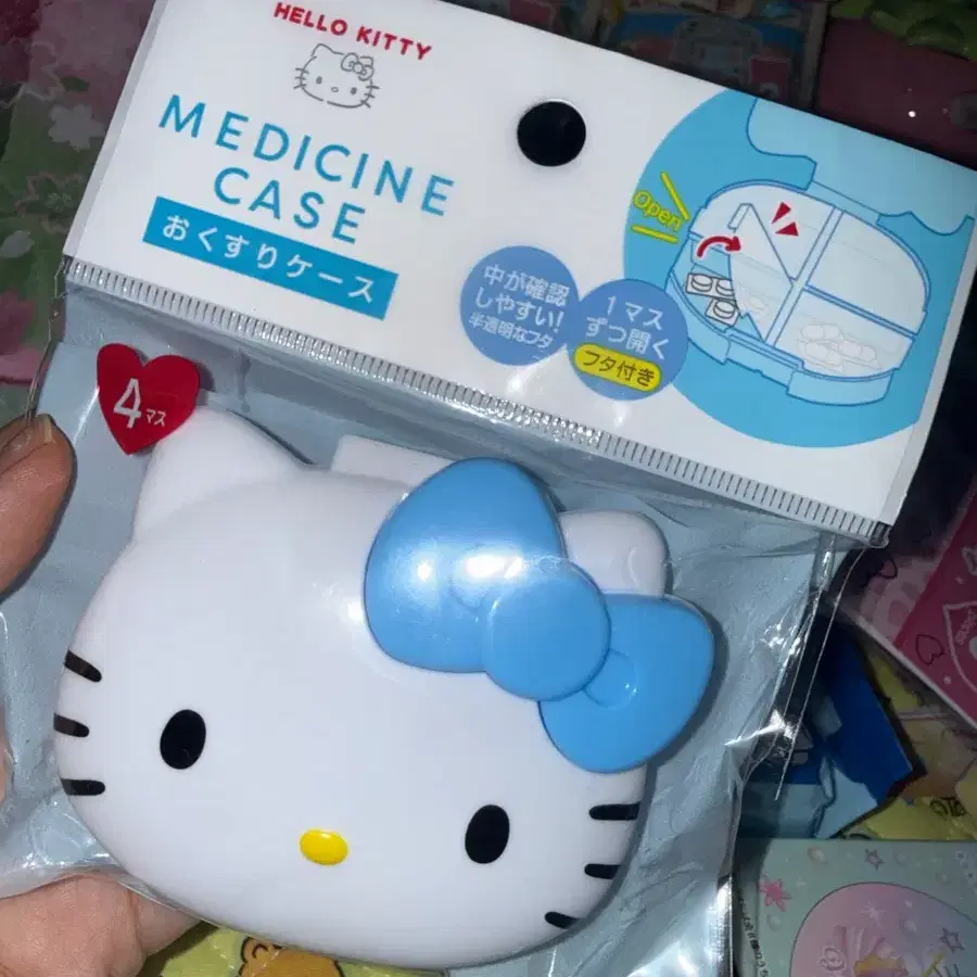 키티 약통 일본다이소