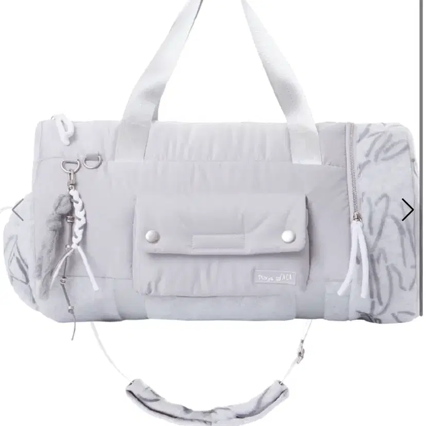 파히섬 HEART BIG BAG_LIGHT GRAY