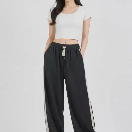 블랙 여자 FREE 바지 O1486