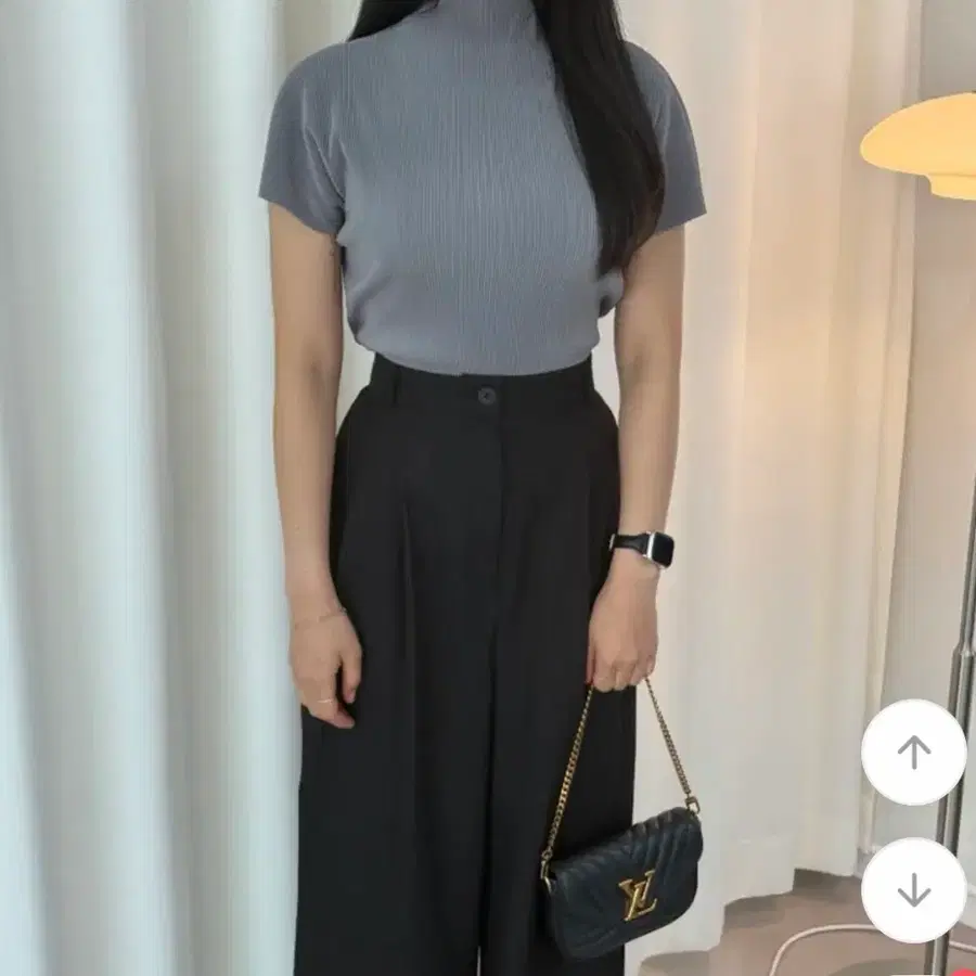 플리츠 반팔