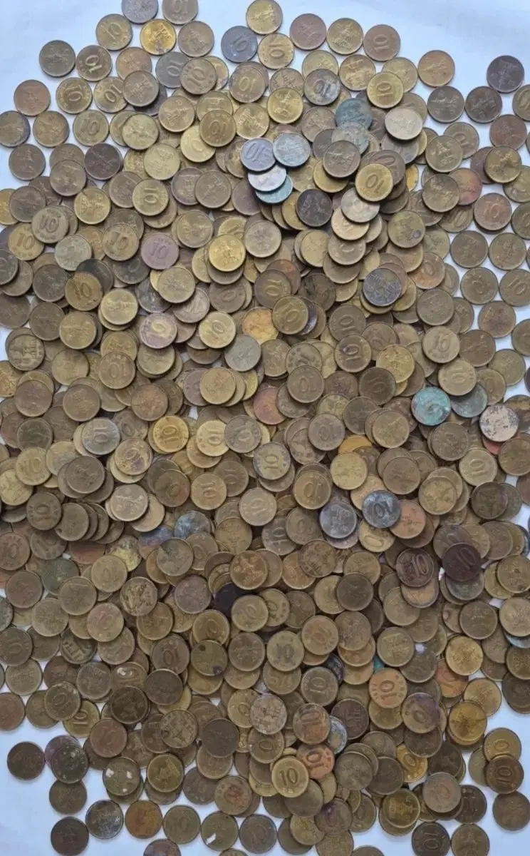 10원 동전 다수2000개