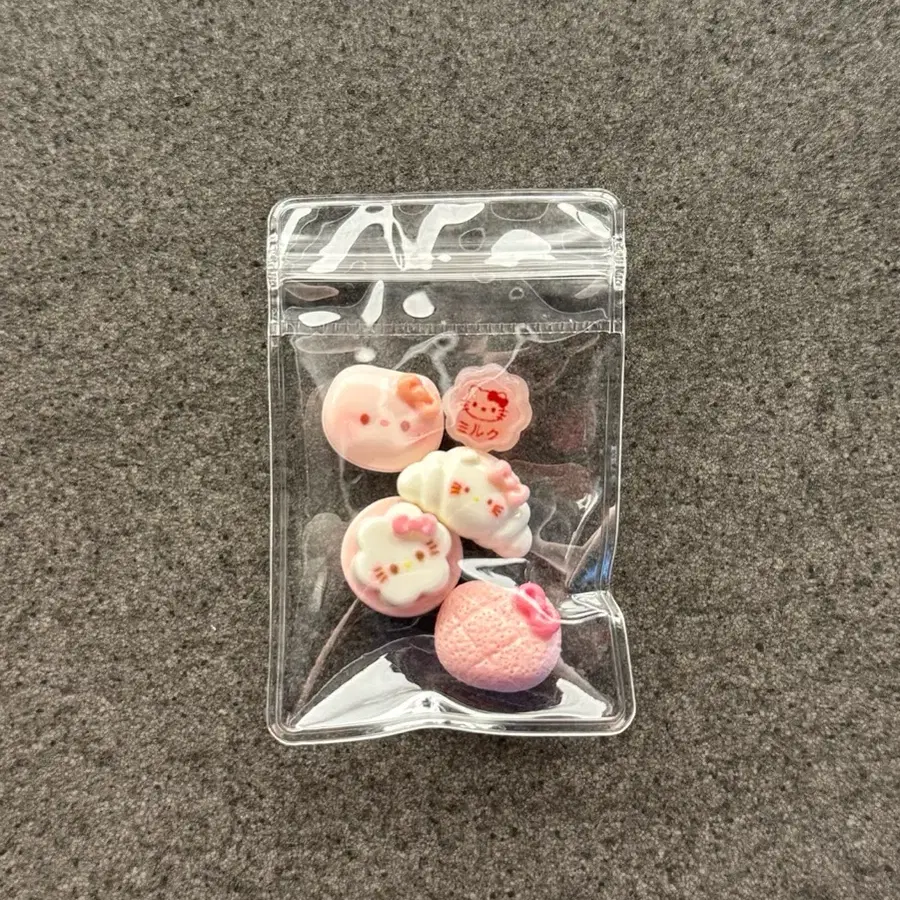 미니어처 키티 디저트 와글와글 키링