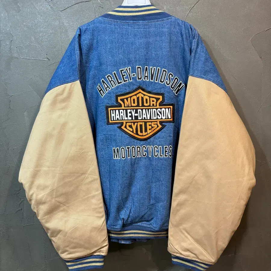 [XL] HARLEY DAVIDSON 할리데이비슨 데님 블루종