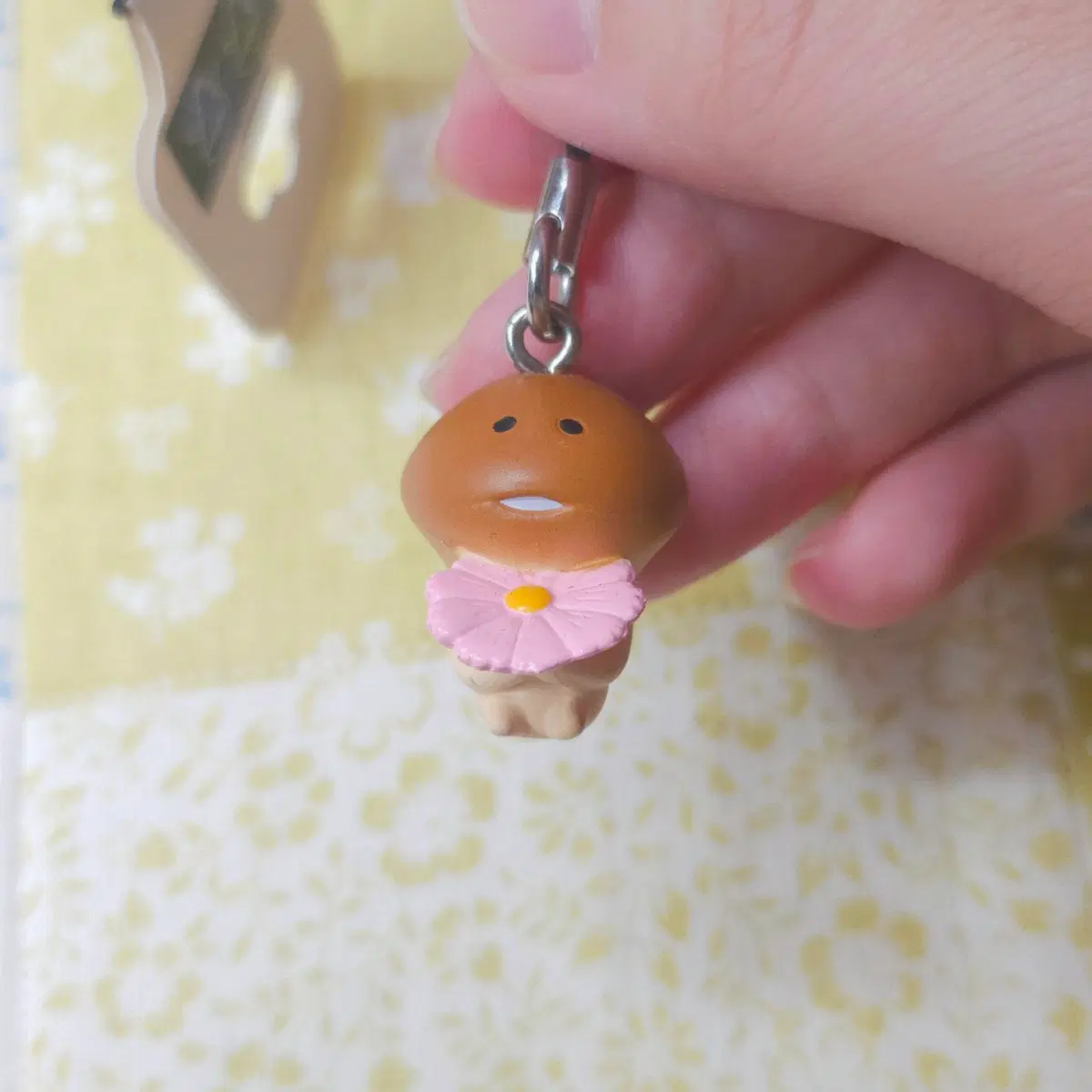 [일본정품] 꽃 나메코 키링 스트랩