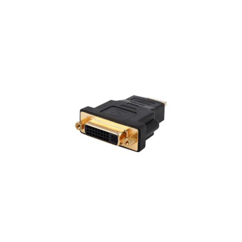 DVI-I 듀얼 F to HDMI 변환젠더 금도금 블랙