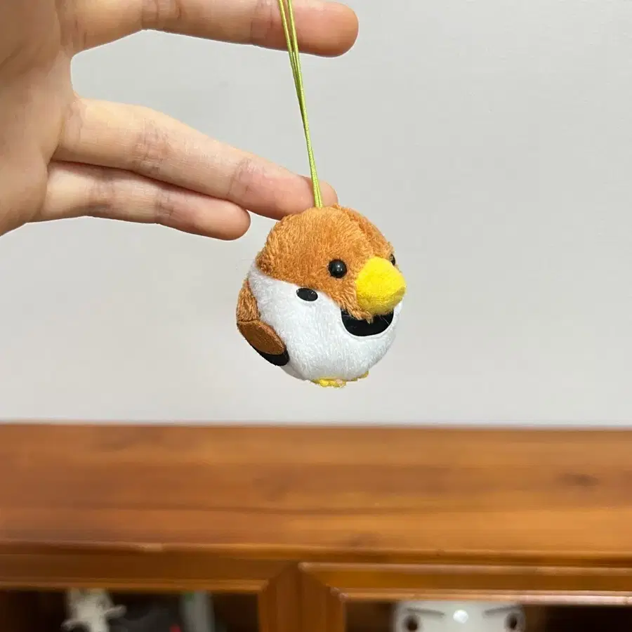 아뮤즈 푸치마루 새 키링 인형