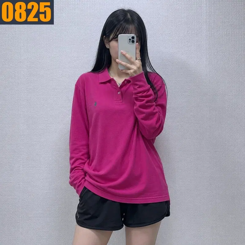 95 POLO 폴로 랄프로렌 핑크 카라 티셔츠