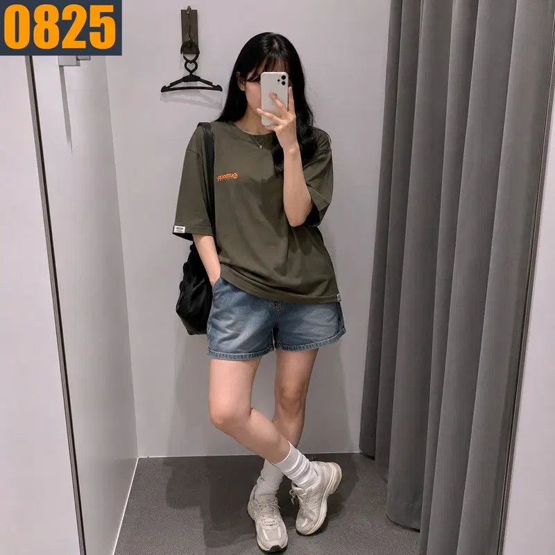 XXL 아웃도어 카키 반팔 티셔츠