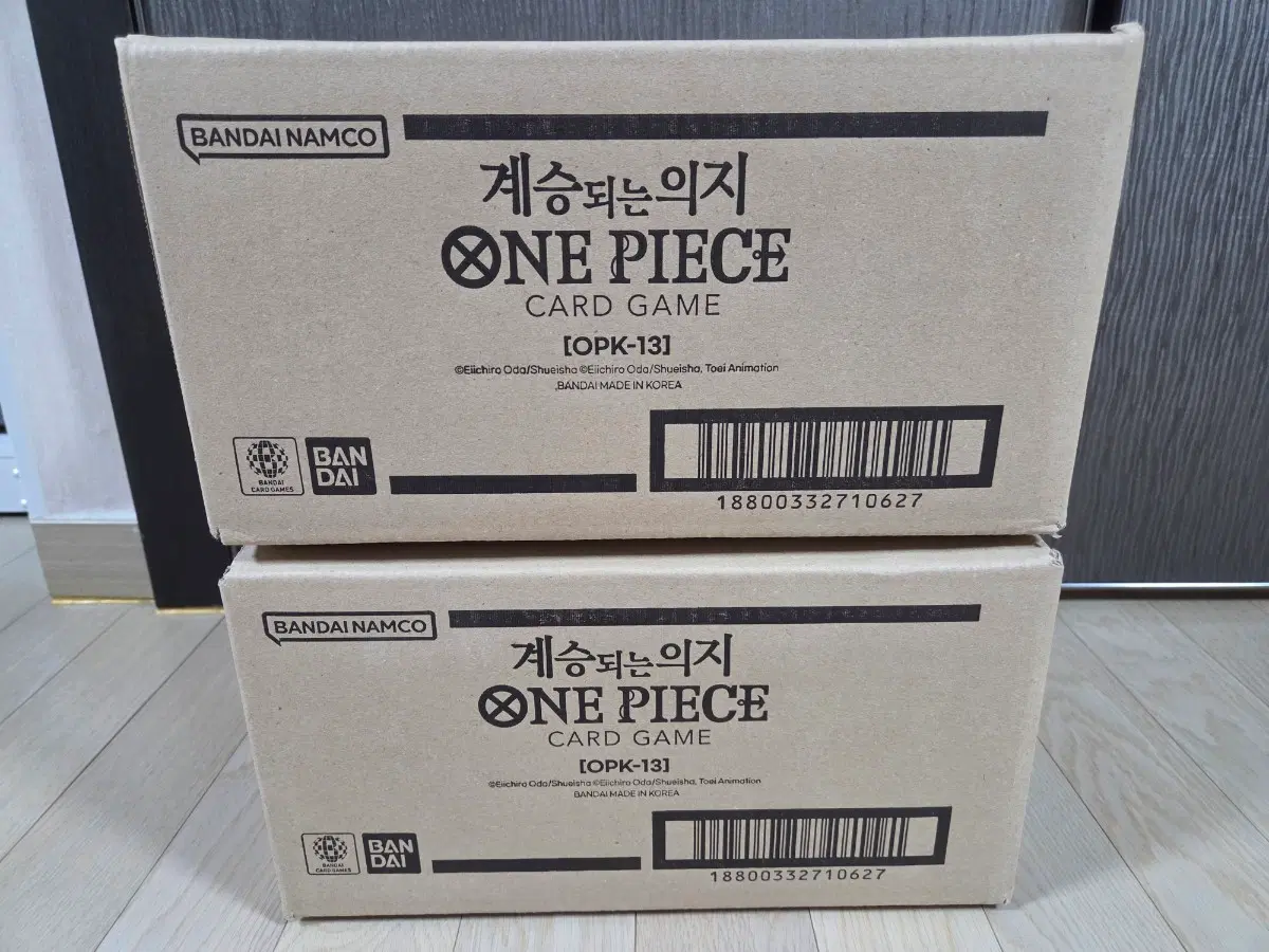 원피스카드 계승되는 의지 OPK-13탄 미개봉 카톤