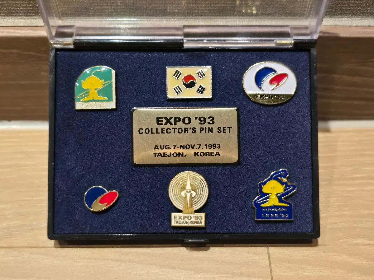 93 대전 엑스포 기념 핀뱃지 세트
