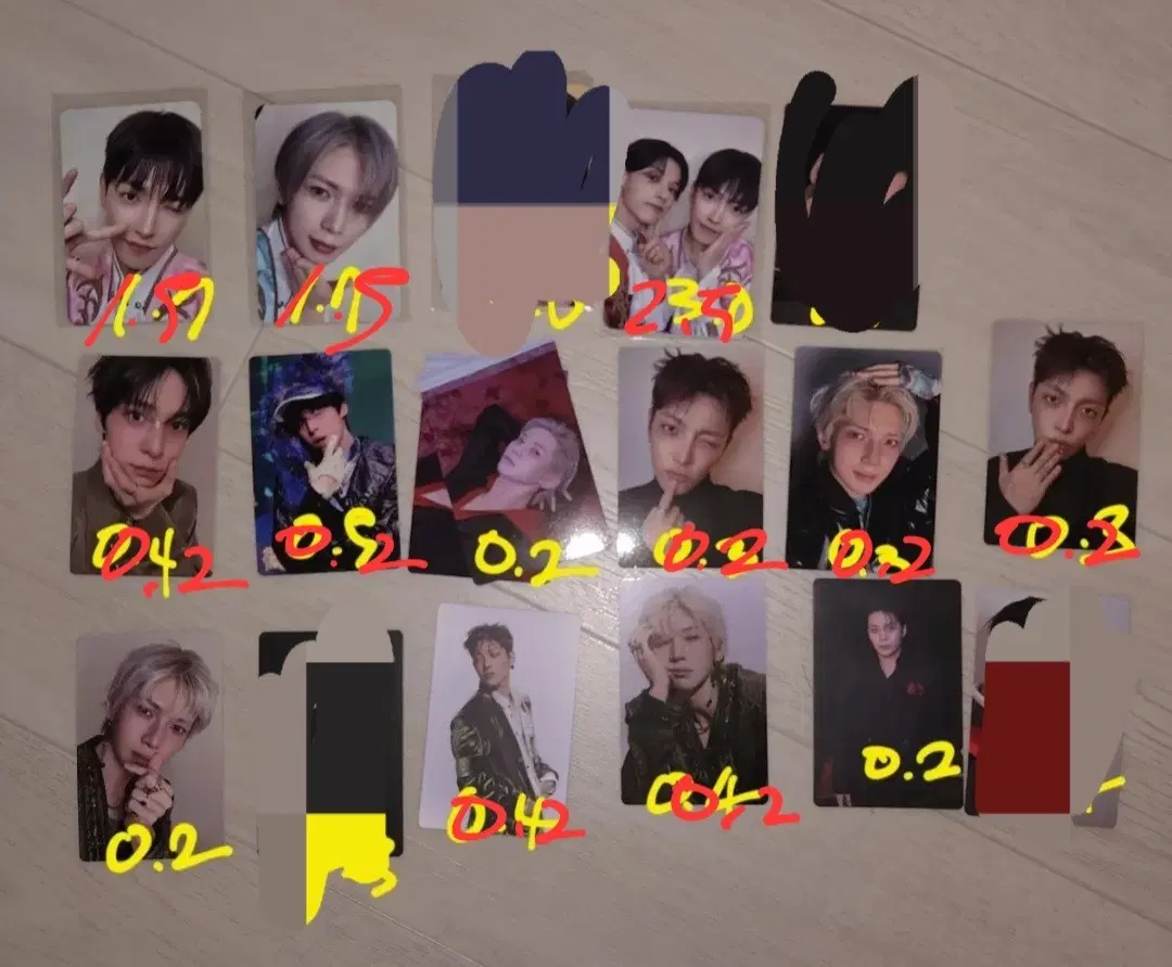 에이티즈 큐티즈 골든아워 포카 양도합니다 (가격 인하)