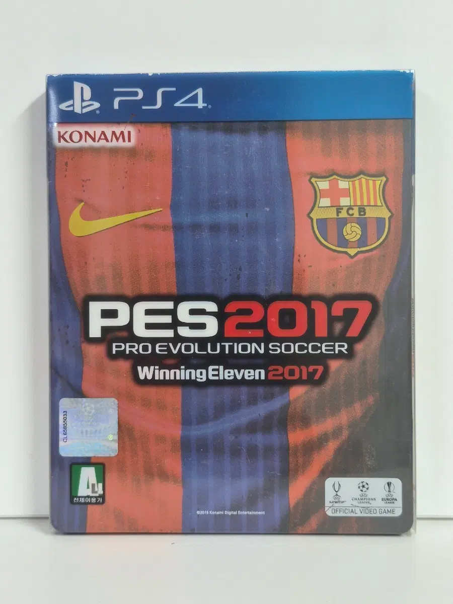 ps4 위닝일레븐 pes 2017 스틸북에디션