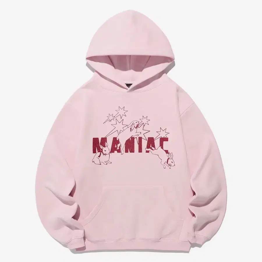나이스고스트클럽 M사이즈 / MANIAC RABBITS HOODIE_PINK 나고클 후드