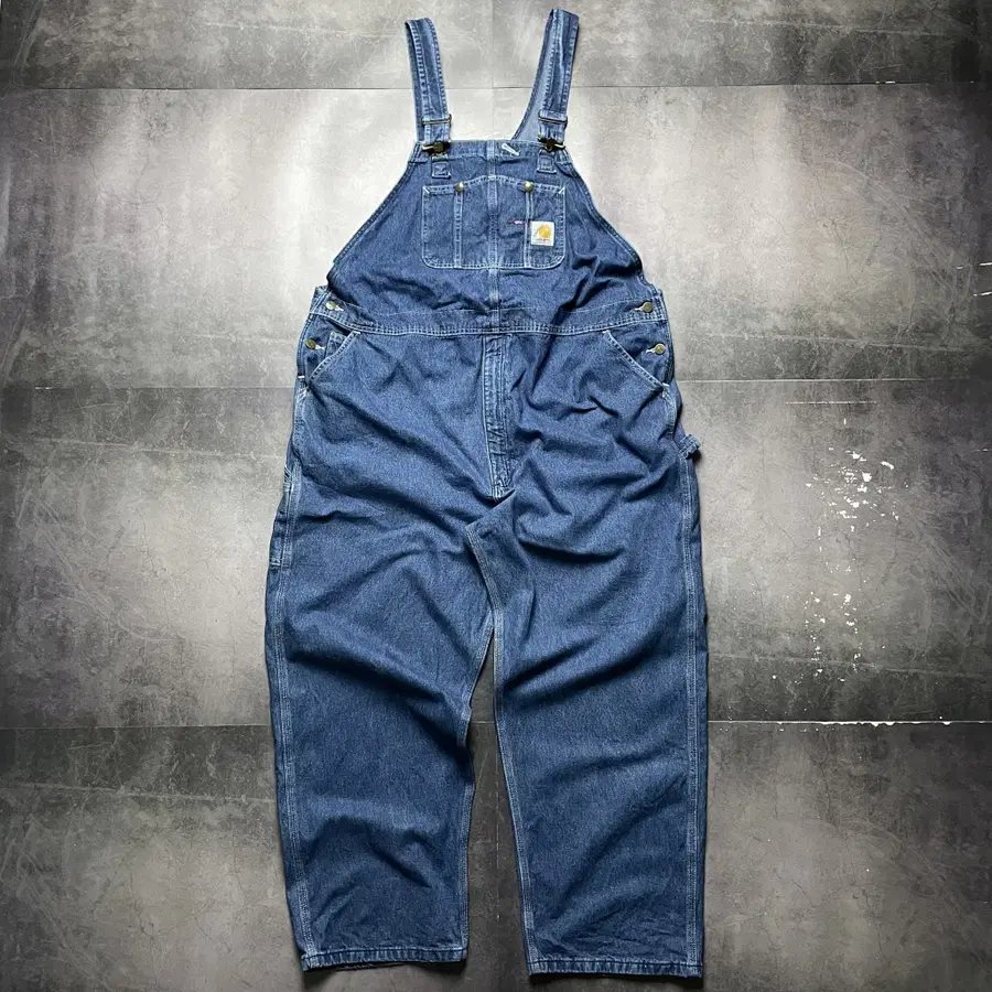 CARHARTT 칼하트R07 카펜터 데님 오버롤 A01437