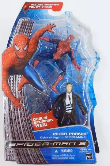 HASBRO 스파이더맨 3 피터 파커 / 스파이더맨으로 빠른 변신 5인치