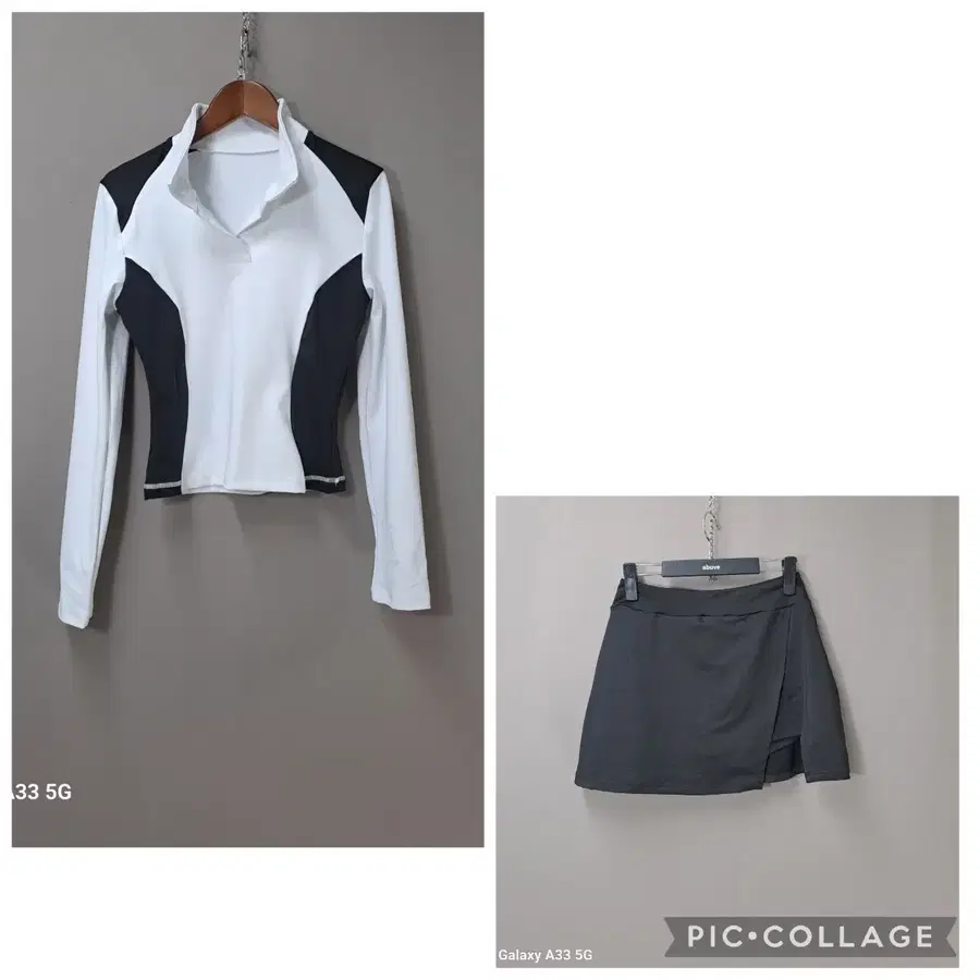 SHEIN 스포츠 상의  + 치마바지 세트 ㅡ미착용