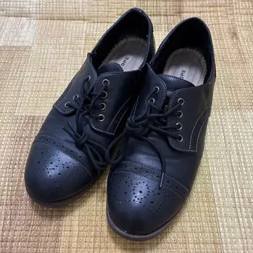 PENELOPE 레이스업 슈즈 블랙 24.5cm