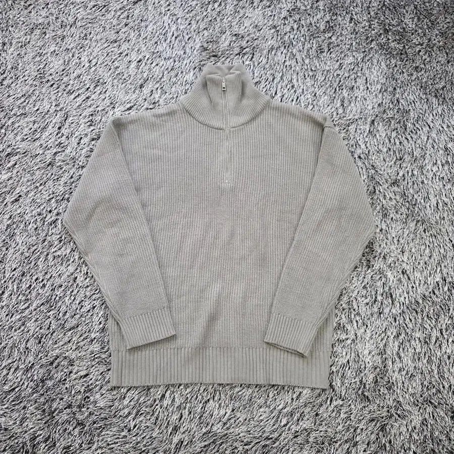 블론드나인 하프집업 니트 풀오버/남성(2XL)/ST3934/새상품수준