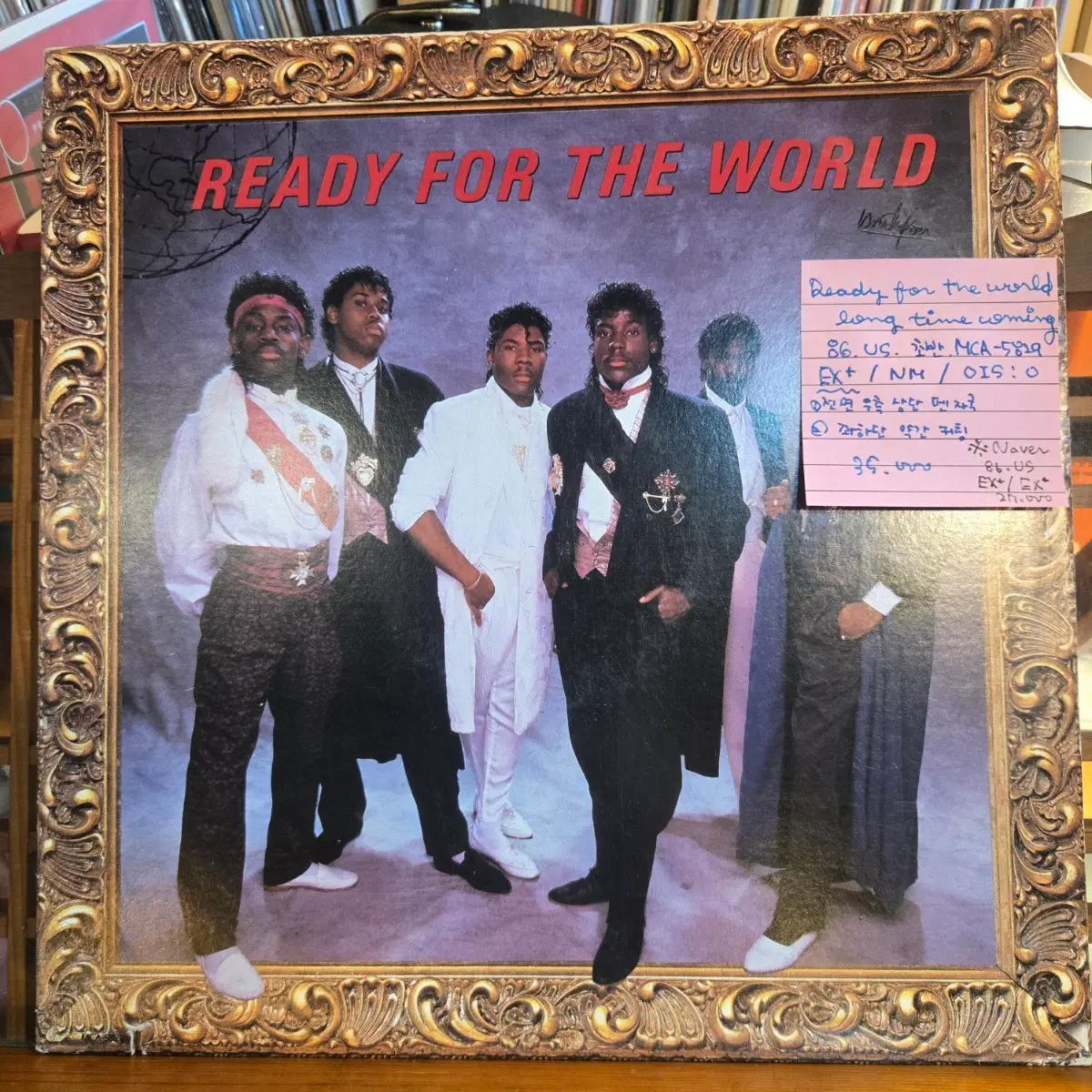 Ready For The World.long time coming.86.US.초반.EX+/NM.LP