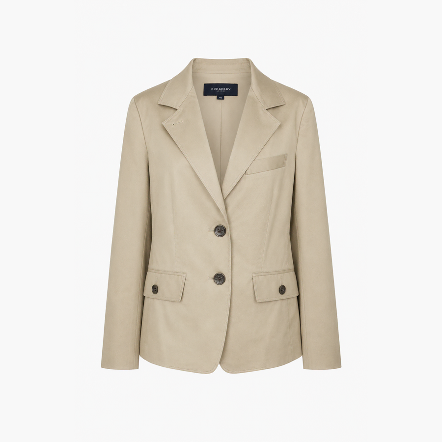 BURBERRY LONDON 버버리 코튼 혼방 자켓 - Women (5353)