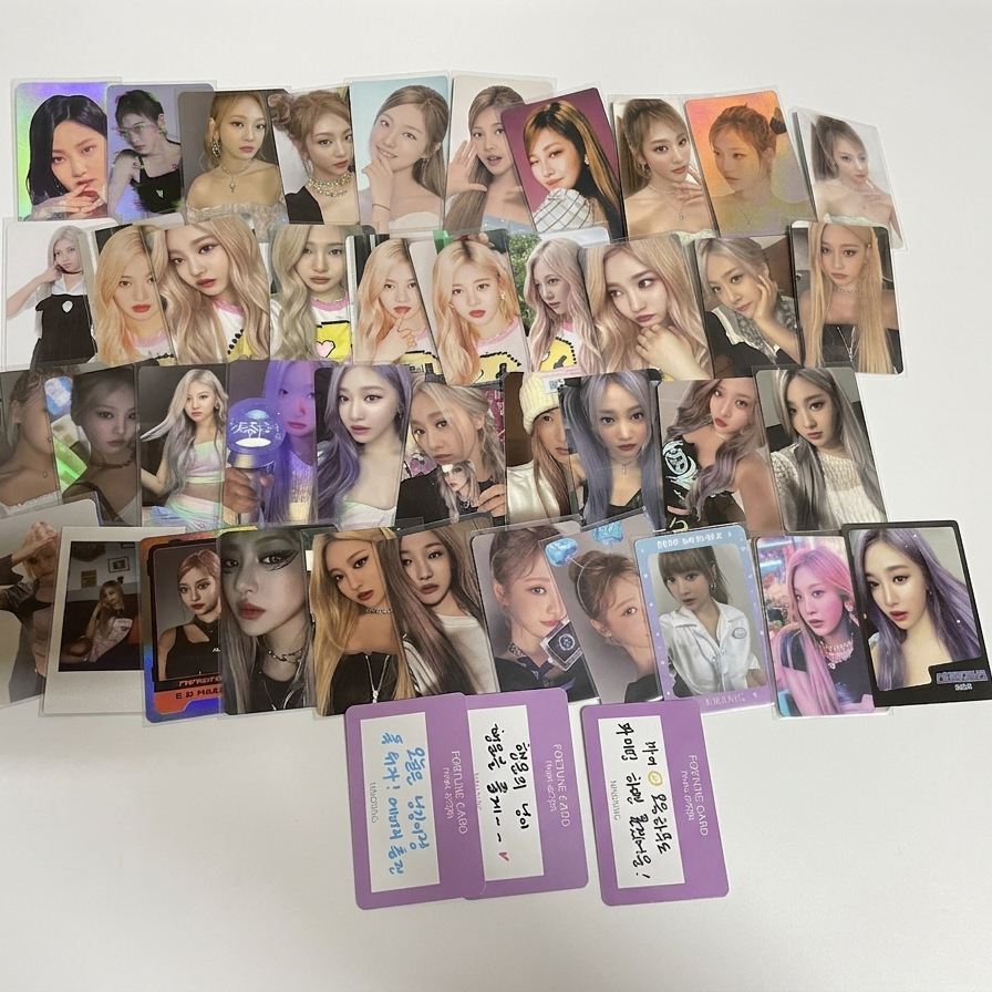 에스파 닝닝 포토카드 일괄 양도 (138장)