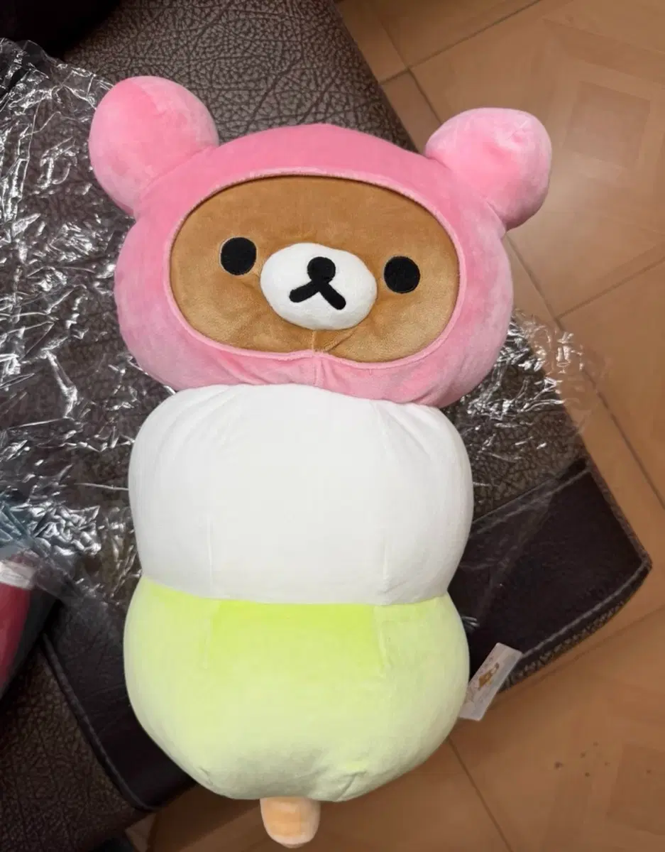 단종 San-X 리락쿠마 삼색 경단 대형 인형