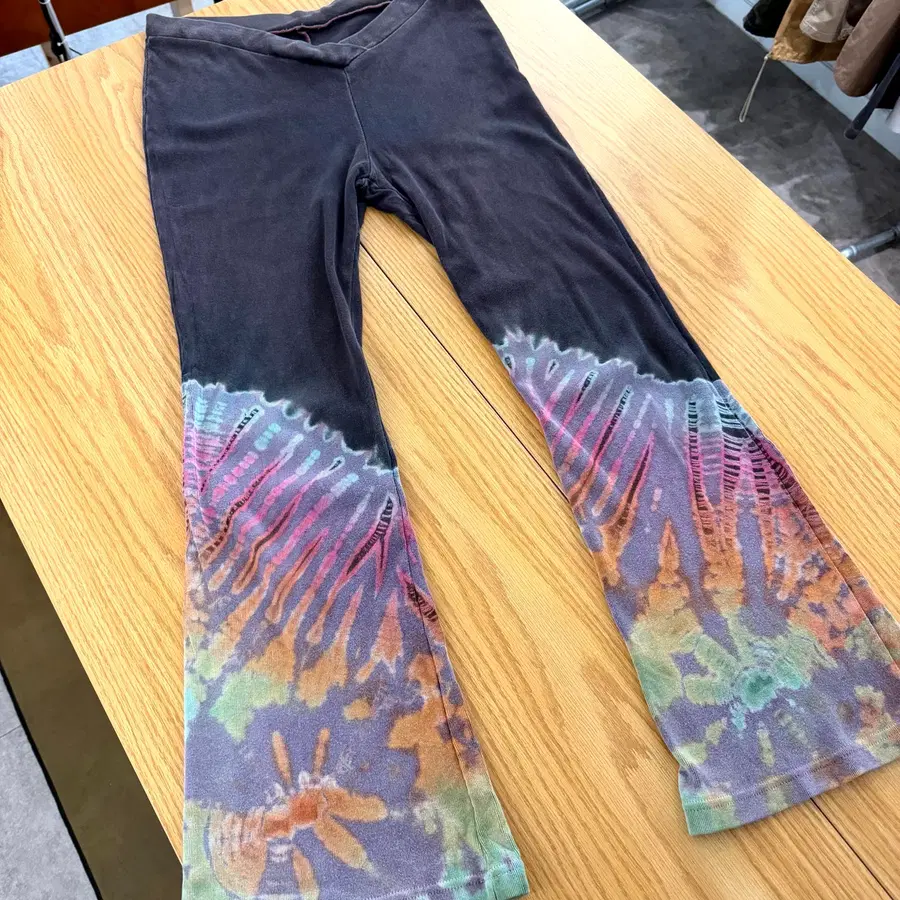 90s Tie Dye Bootcut Pants