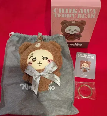 그레이 후드티 서비스 Kiramekko Teddy Bear 치이카와 (먼작귀) 랏코