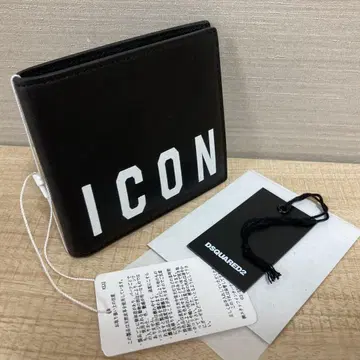 [ 새상품 ] DSQUARED2 ICON 접이식 지갑 블랙