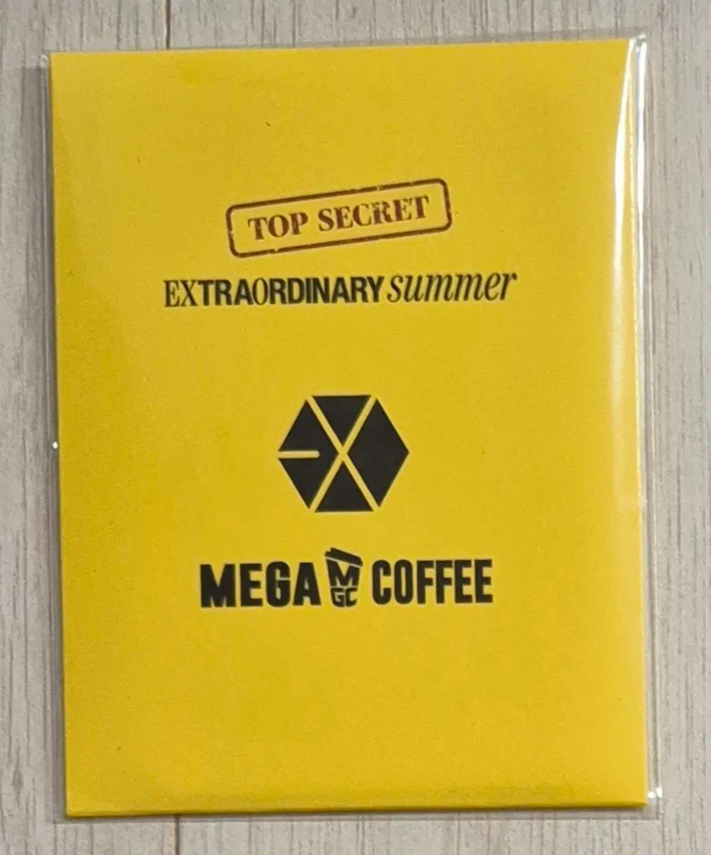 (일괄) 엑소 메가 커피 오피스 생존 포토카드 컵홀더