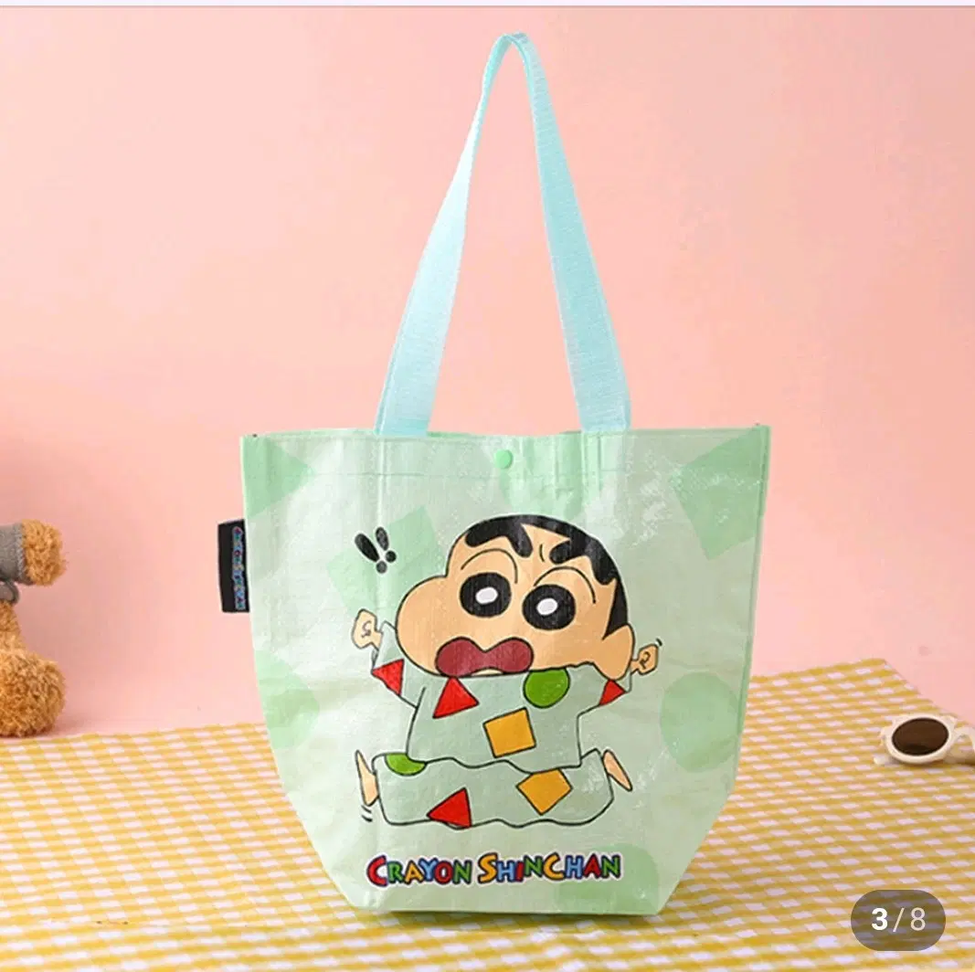 짱구 타포린백 장바구니 새상품