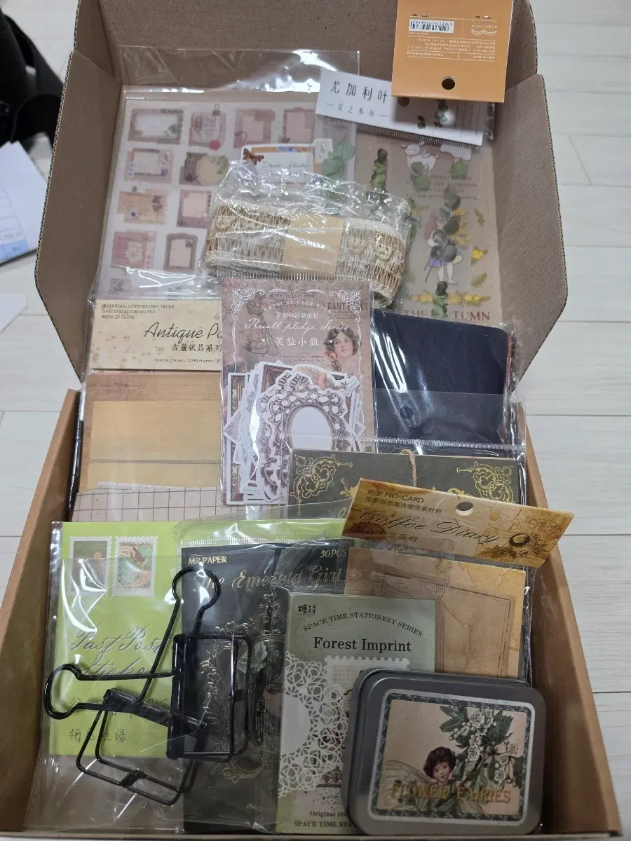 (새상품)빈티지다꾸박스 일괄