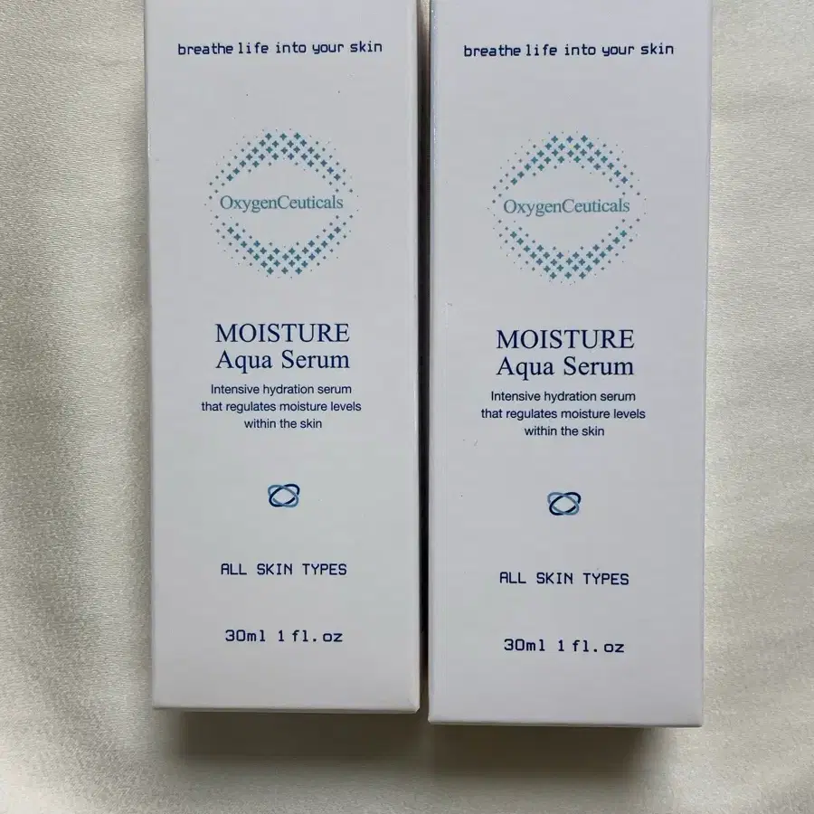 옥시젠슈티컬스 아쿠아세럼 60ml. 30mlx2