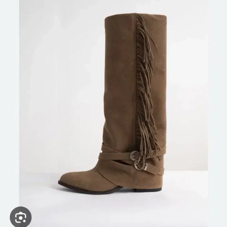 피키 소사이어티 western fringe tessel boots 240