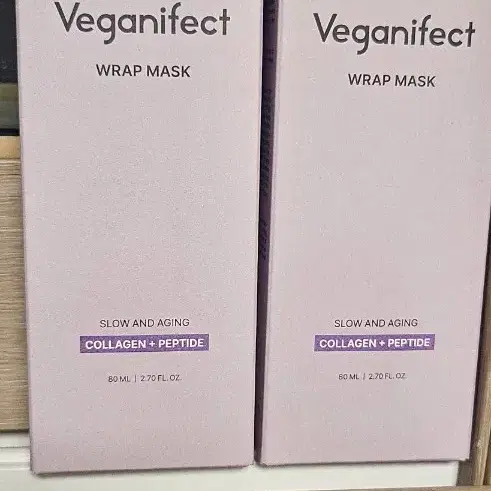 (새상품)비건이펙트 슬로우 앤 에이징 콜라겐 물광 랩마스크 80ml