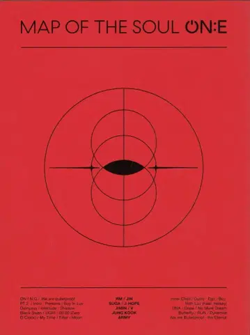 BTS DVD반 MAP OF THE SOUL ON:E