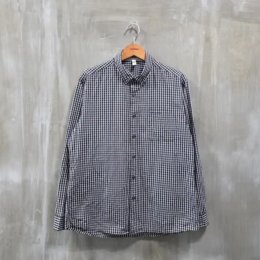클럽캠브리지 깅엄 체크 긴팔셔츠/남성(2XL)/ST3943