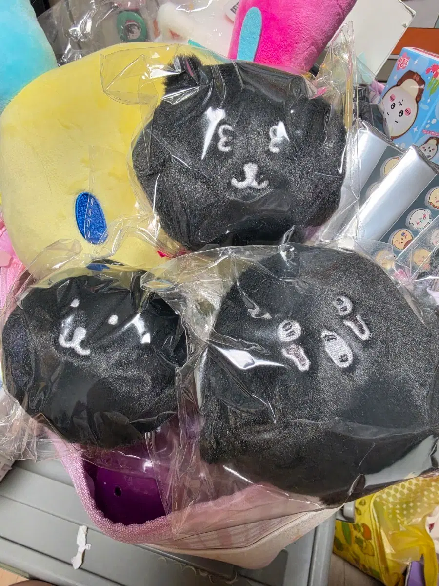 블랙투성이 농담곰 쿠지 E상 키링 인형 쿠마 고로케