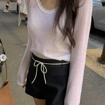 샵리즈 리본 쇼츠 leeds ribbon shorts M