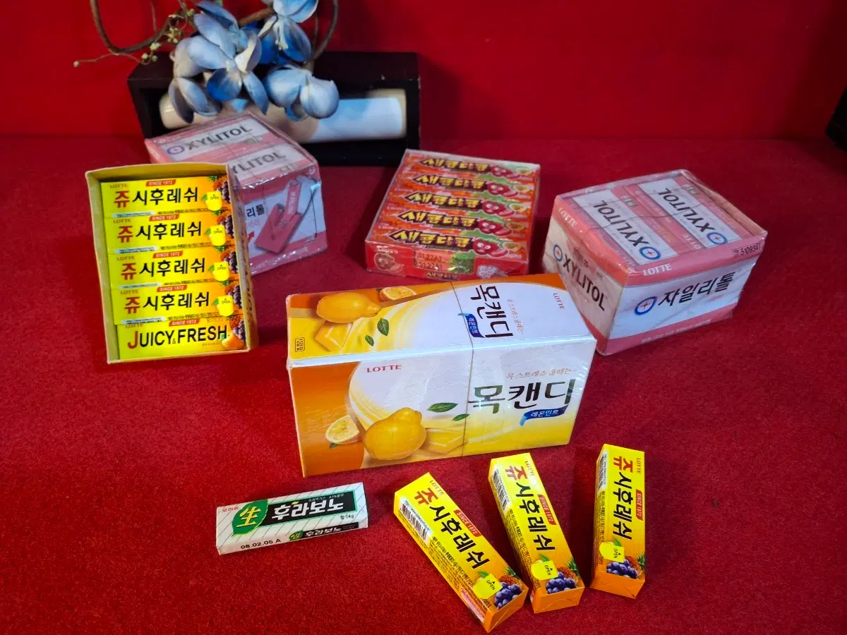 추억의 껌 박스본 일괄