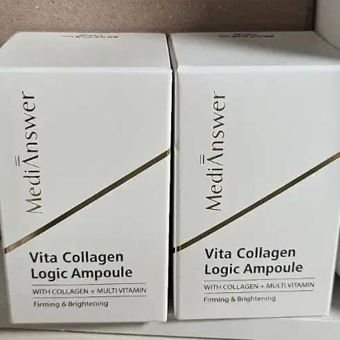 (새상품 반값)메디앤서 비타 콜라겐 로직 앰플 30ml 광채 탄력 미백기능성 콜라겐,멀티비타민 에센스