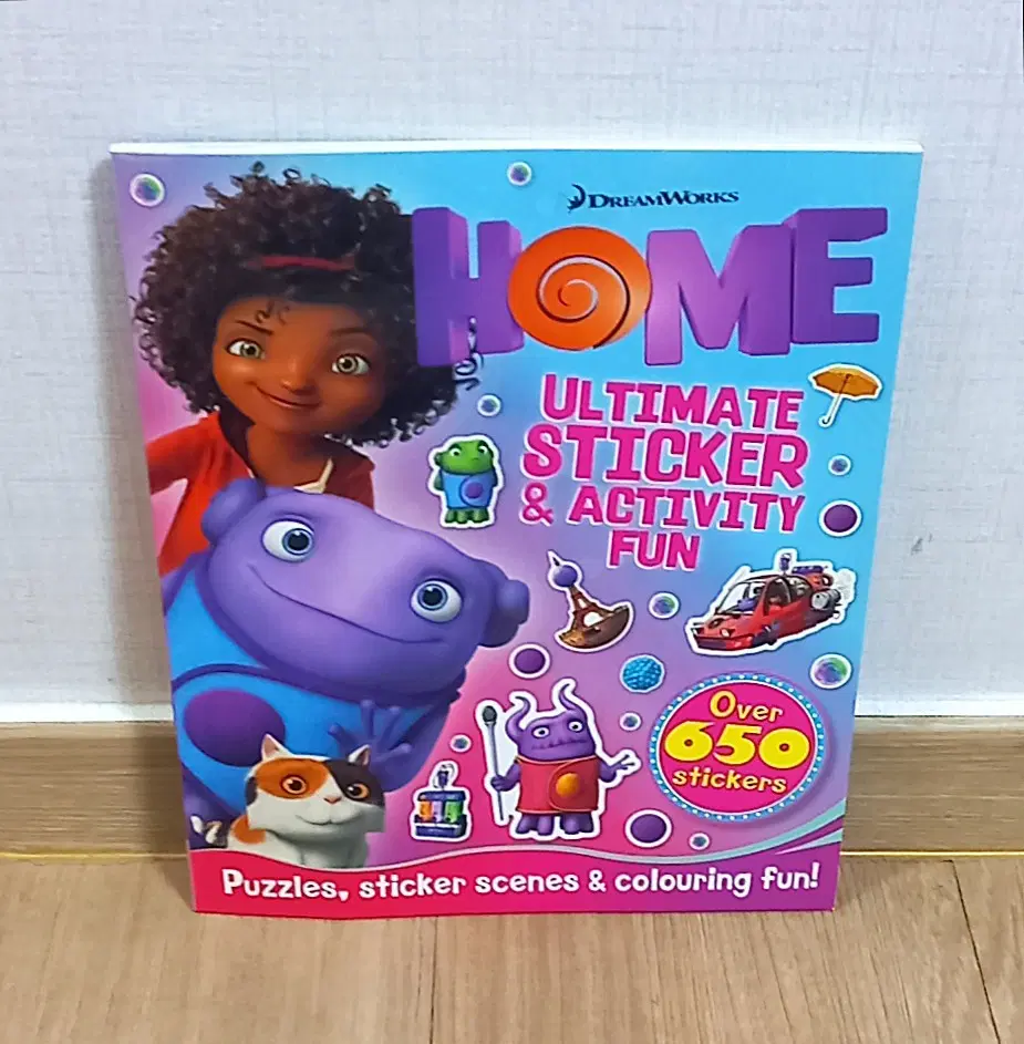 드림웍스 홈 스티커북 영어 Dreamworks HOME Ultimate Sticker & Activity Fun