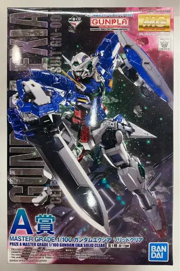 BANDAI SPIRITS 제일복권 기동전사 건담 건담 프라모델 2022 A상 건담 엑시아 솔리드 클리어 MASTER GRADE 1/100