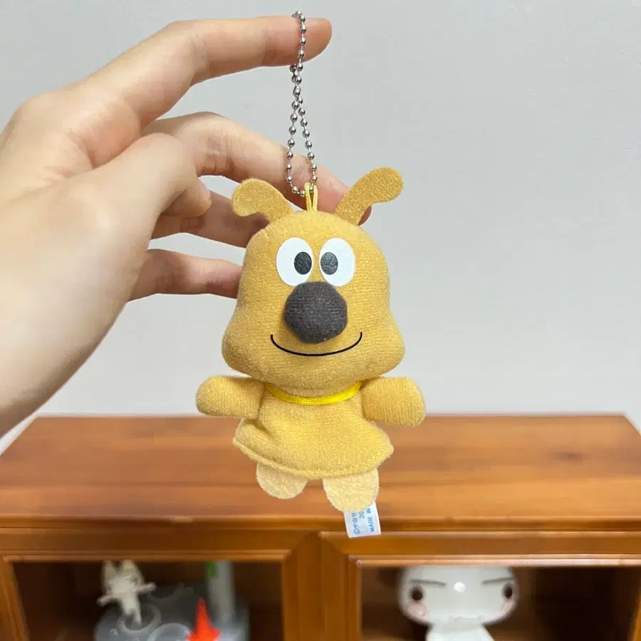 호빵맨 치즈 손가락 인형 키링