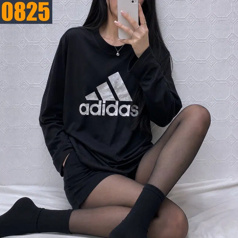 95 ADIDAS 아디다스 빅로고 긴팔 티셔츠