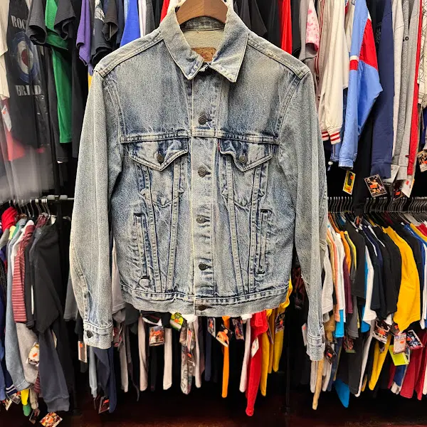 1980년대 빈티지 Levis Trucker 데님 자켓